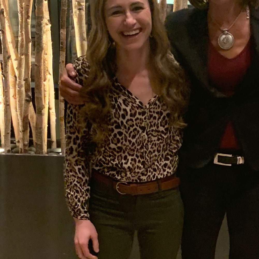 Banana Republic Leopard Print Top